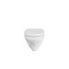 Унитаз подвесной Kerama Marazzi Pro (Про) KPRO.wc.02 безободковый, с сиденьем микролифт, белый глянцевый фото 4