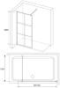 Душевая перегородка RGW WA-011-B 90x195 фото 3
