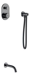 Душевой комплект Boheme Tech 154-SGM Shine Gun Metal
