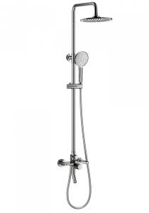 Душевая стойка Wonzon & Woghand WW-B3031-A2-CR с термостатом, хром