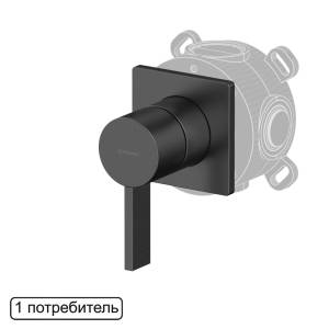 Смеситель для душа WHITECROSS X XT1441GM оружейная сталь
