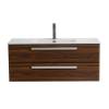 Тумба с раковиной Cezares ECO-CER-N-1200-2C-SO-NCS-P подвесная, Орех Шоколад Софт, 120x45.7x50