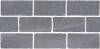 Бордюр Kerama Marazzi Роверелла BR023T серый мозаичный 34.5x14.7x0.9