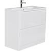 Тумба с раковиной BelBagno Albano 100 напольная, bianco lucido фото 2