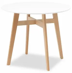 Стол обеденный Stool Group Target Circle Z-220 white белый 90x75