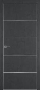 Межкомнатная дверь Владимирская Фабрика Дверей Urban 4 Jet Loft Silver Mould SE 700x2000