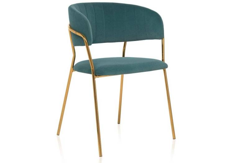Стул Woodville Kamelia 11778 green / gold