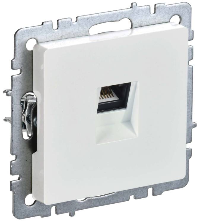 Розетка компьютерная RJ45 IEK Brite BR-K10-2-K36 жемчуг