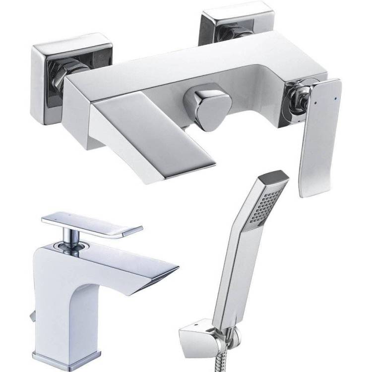 Душевой комплект Lemark Contest LM5814CW + LM5806CW