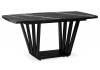 Стол Woodville Эудес 630162 sahara noir, черный 160(205)x90x75