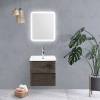 Тумба под раковину Belbagno Albano-Cer ALBANO-CER-600-2C-SO-RNG 57x44x50 Robere Nature Grigio подвесная с двумя выкатными ящиками фото 9