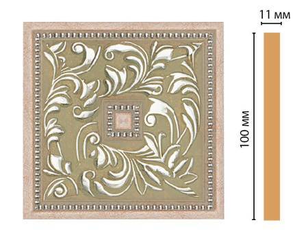 Вставка цветная DECOMASTER 156-2-59 10x10x1.1