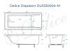 Ванна из искусственного камня Delice Diapason DLR330004-M 160x70, белая матовая, без ножек фото 10