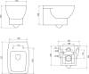 Унитаз подвесной BelBagno Lago BB128CH/BB128SC фото 3