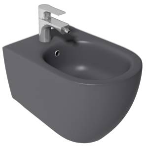 Биде подвесное Isvea Infinity 10NF41001SV-2C антрацит матовый