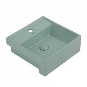 Раковина Abber Rechteck AC2208MCG 42 см, светло-зеленая матовая