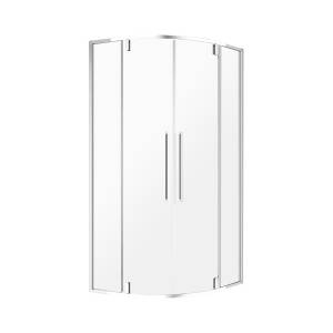 Душевой уголок AQUAme AQM7101-8 800x800x1950 мм, стекло 6 мм, цвет профиля хром