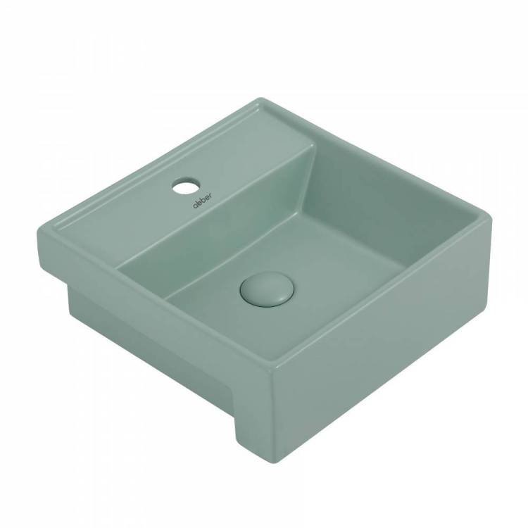 Раковина Abber Rechteck AC2208MCG 42 см, светло-зеленая матовая