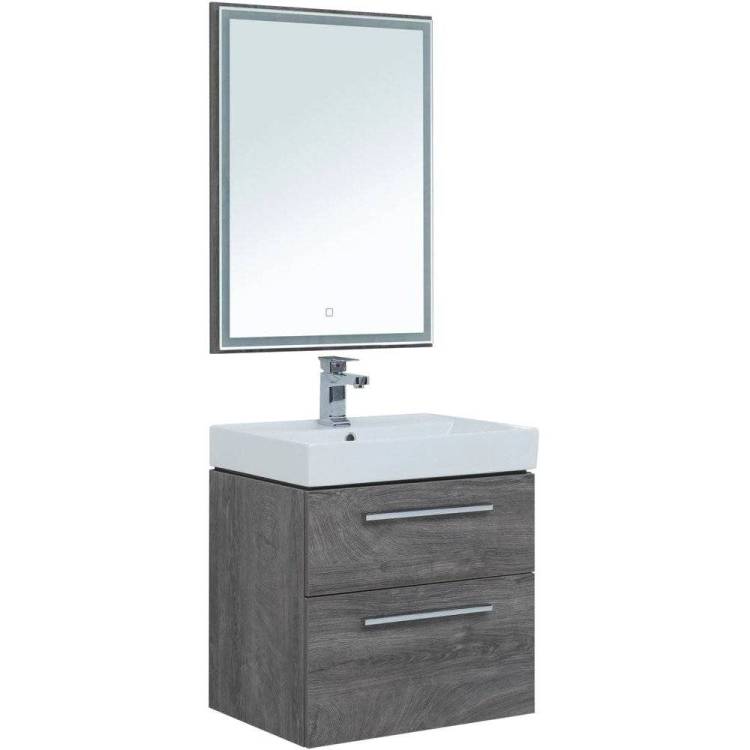 Мебель для ванной Aquanet Nova 60 2 ящика, дуб рошелье