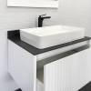 Тумба с раковиной Comforty Марсель-75 00-00013396 белый фото 4