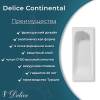 Чугунная ванна Delice Continental DLR230627-AS 180x80, белая, с антискользящим покрытием, с ножками фото 5