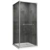 Душевой уголок Abber Schwarzer Diamant AG0A090 профиль хром, стекло прозрачное, 90x90x195