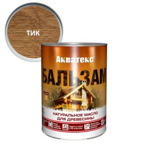 Масло для древесины Акватекс Бальзам тик 0.75 л