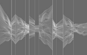 3D Фотообои Artegrafico «Безупречная геометрия в ночи» LST-027 акварель