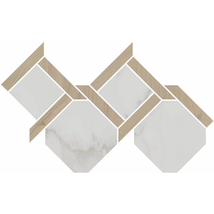 Декор Kerama Marazzi Монте Тиберио ID169 Наборный Лаппатированный 29.5x48