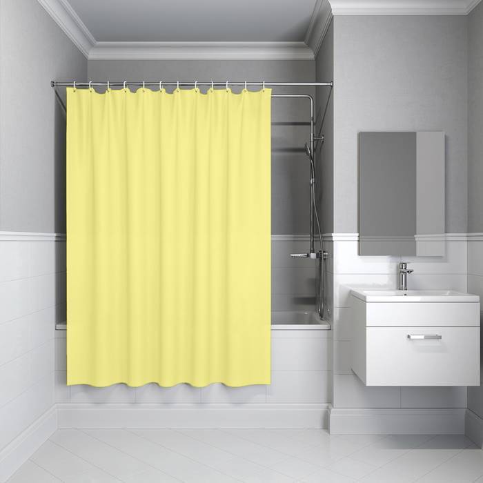 Штора для ванной Iddis Promo P06PE18i11 PE, 200x180, желтый