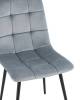 Стул Stool Group Одди Original SG002-F2-L010 X4 велюр серый 4 шт. фото 8