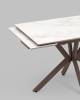 Стол раскладной Stool Group Marmer AV 2111-1200/800-CL-Wh-7006T DUAL керамика капучино фото 8