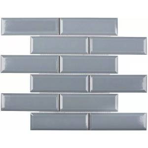 Мозаика Starmosaic Brick & Metro KM41843 Bluish-Grey Glossy (4.5x14.5) 28.7x29.5