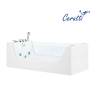 Акриловая ванна Cerutti Spa C-453A гидромассажная, белая, 180x80