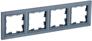 Рамка 4-постовая IEK Brite BR-M42-K35 маренго