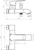Смеситель для ванны с душем ESKO Dublin DB 54 фото 3