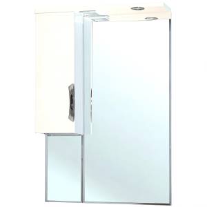 Зеркало Bellezza Лагуна 65 L белый