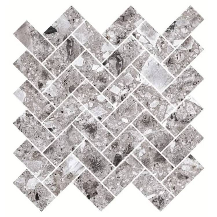 Мозаика Kerranova Terrazzo K-331/MR/m06 Light Grey 28.2x30.3