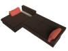Диван угловой Лига диванов Пекин 116139L Коричневый\Красный Левый фото 10
