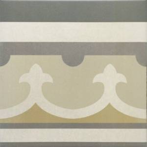 Керамогранит Equipe Caprice 20928 BURGUNDY BORDER 20x20