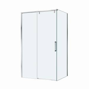Душевой уголок BelBagno SOFT_CLOSE-1-AH-1-110/100-C-Cr профиль хром, стекло прозрачное, 110x100x200