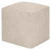 Пуф Dreambag Куб 3926601 светло-бежевый велюр