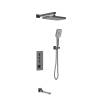 Душевой комплект Vincea VSFW-433T1GM встраиваемый, термостатический, вороненая сталь