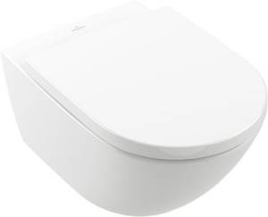 Унитаз подвесной Villeroy&Boch Subway 3.0 4670TSR1 alpin, ceramicplus, сиденье с микролифтом