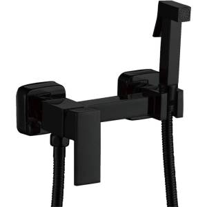 Гигиенический душ Haiba HB5513-7 черный, со смесителем