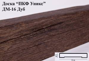 Доска Уникс Модерн ДМ16 Дуб 200x16x2.5