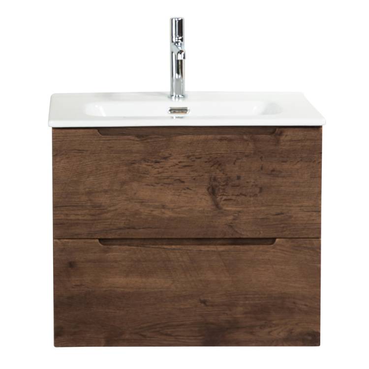 Тумба под раковину BelBagno ETNA39-500/390-2C-SO-RW-P подвесная, Rovere Moro, 50x39