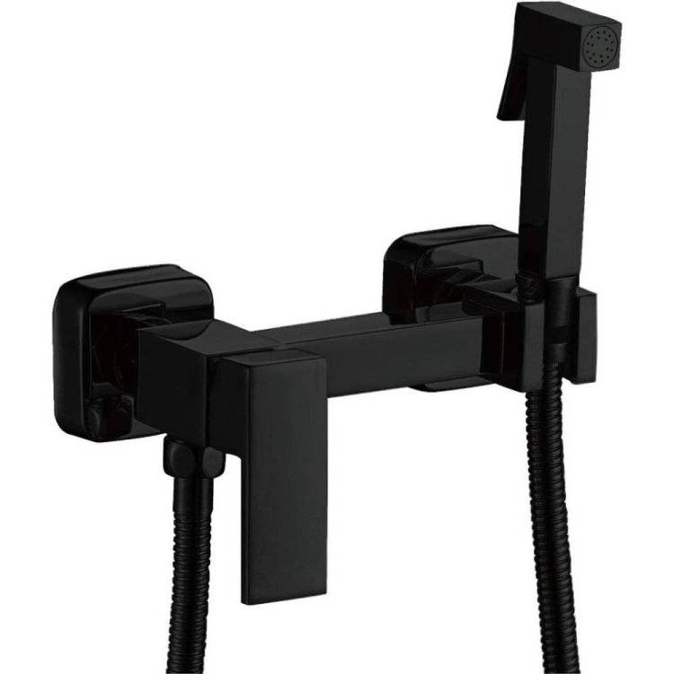 Гигиенический душ Haiba HB5513-7 черный, со смесителем