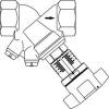 Регулирующий вентиль Oventrop Hydrocontrol VTR, ВР-ВР, DN 32, PN 16, с заглушками фото 3