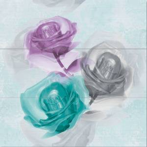 Панно Azuliber Texi Composicion Rosas Amt (к-т 3 шт) 75x75